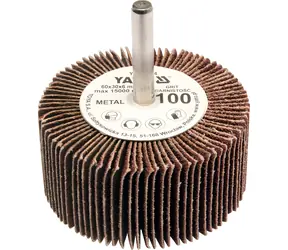 YATO Radial-Schleifscheibe 60x30 / P-40 / mit 6 mm Welle