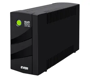 DUO 550 AVR USB schwarz / USV-Notstromversorgung / 550 VA / 330 W / Line-Interactive / AVR / USB