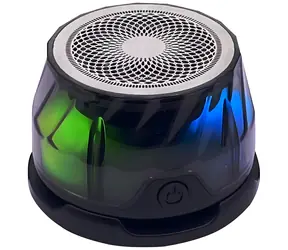 4smarts SoundCharge Schwarz / Lautsprecher / MagSafe / Bluetooth 5.4 / Kabelloses Laden / RGB