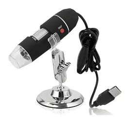 USB-Mikroskop MT4096 schwarz / Digitalmikroskop / 50-500-fache Vergrößerung / USB 2.0 / integrierte Kamera