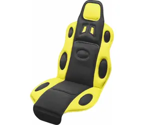Compass RACE Sitzbezug schwarz-gelb / Sitzbezug / Gummibefestigung / geeignet für Seitenairbag in der Rückenlehne