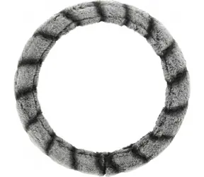 Compass LEMUR grau / Lenkradbezug / mit Streifenmuster / für Lenkräder 37-39 cm