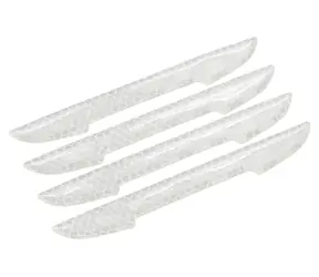 Compass Delta silber / Türschutz / selbstklebend / 4 Stück.