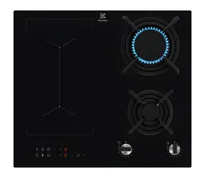Electrolux KDI641723K / Induktions-Gaskochfeld / 4 Kochzonen / Touch-Bedienung / 59 cm / Schwarz