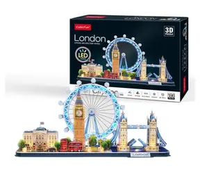 CubicFun Puzzle 3D City Line London LED / 3D-Puzzle / LED-Beleuchtung
