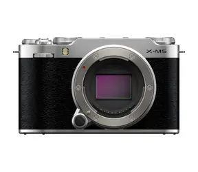 Fujifilm X-M5 silber / Spiegellose Systemkamera / Gehäuse / X-Trans CMOS 4 / 26 Megapixel / Touchscreen / WLAN