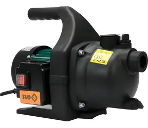Flo Gartenpumpe 600W / Gartenpumpe / Fördermenge 2800 l/h / Förderhöhe 35 m / Eintauchtiefe 7 m