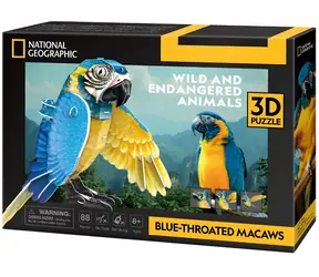 CubicFun 3D-Puzzle Ara-Papagei / 88 Teile