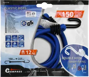 Compass DOPPELHAKEN / Flexible Klemme / 10 mm x 150 cm / TÜV/GS