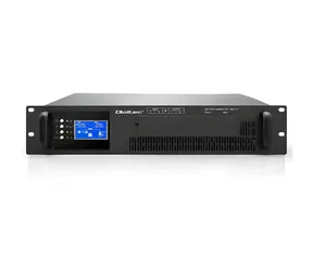 USV mit reiner Sinuswelle, 3 kVA / USV / 3000 VA / 3000 W / Online / PF 1.0 / LCD / EPO / USB / 19"-Rack