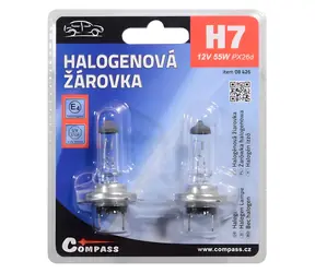 Compass H7 12V 55W PX26d / Autolampe / 2 Stück