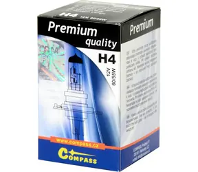Compass H4 Premium 12V 60/55W / Autolampe / P43t-Sockel