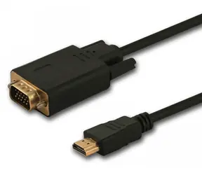 HDMI (M) - VGA (M) CL-197 schwarz / Kabel / M/M / 1,8 m / High Speed HDMI