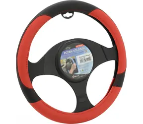 Compass Lenkradbezug COLOR LINE rot / Lenkradbezug / 37-39 cm / perforiert