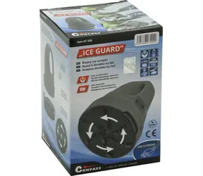 Compass Rotations-Eiskratzer, Netz-/Gleichstrombetrieb / Eiskratzer / Li- ION 3000 mAh Akku / USB-A / 60 Minuten Betriebsdauer