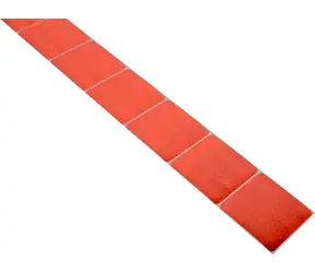 Compass Reflektierendes, selbstklebendes Klebeband, unterteilt, rot / Reflektierendes Klebeband / 1 m x 5 cm