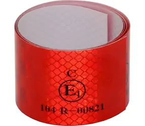 Compass Reflektierendes, selbstklebendes Klebeband, rot / Reflektierendes Klebeband / 1 m x 5 cm