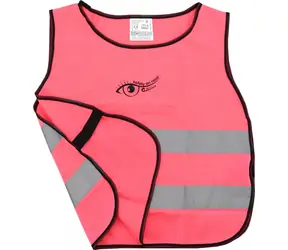 Compass Kinderweste rosa / Reflektierende Sicherheitsweste / EN 17353:2020