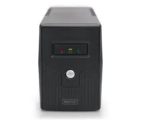 Digitus LED BASIC 600VA/360W schwarz / USV / Line-Interactive / 12V/7Ah / AVR / 2x Schuko