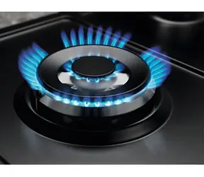 EGS6436RK schwarz / Gaskochfeld / Einbau / 4 Brenner / Wokbrenner / 60 cm