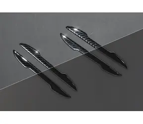 Compass Türschutz Carbon 4-teilig / Türschutz / Selbstklebend / Carbon-Design