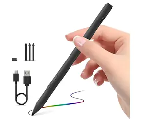 4smarts Active Stylus Pen MPP schwarz / Aktiver Stift / MPP 2.0 / 4096 Druckstufen / Magnetische Halterung / 60 Stunden Akkulaufzeit