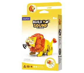 MIEREDU 3D-Puzzle Löwe / Bauen und Hören / mit Sound