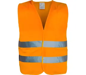 Warnweste Compass, Orange, Größe XL / Warnweste / EN ISO 20471:2013 + A1:2016