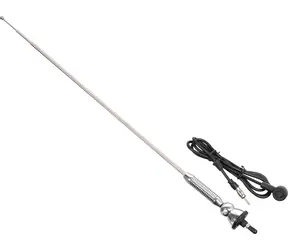 Compass -Teleskopantenne, verchromt, 120 cm / Antenne / Neigungswinkel 0-90° / Kabellänge 140 cm