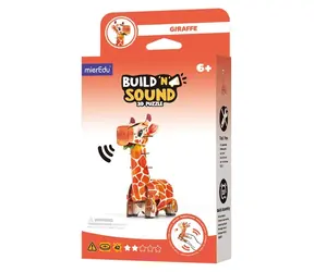 MIEREDU 3D-Puzzle Giraffe / Bauen und Hören / mit Sound