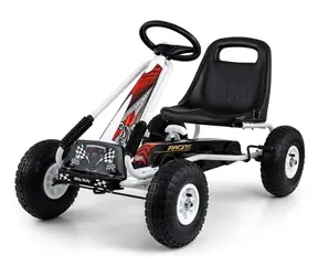 Pedal-Gokart Thor weiß / Kinderfahrzeug / Pedalbetrieben