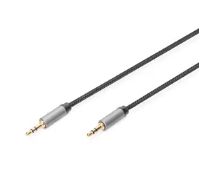 Digitus DB-510110-018-S / Audiokabel / 3,5-mm-Klinkenstecker / 1,8 m