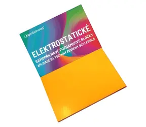 Fellowes SYMBIO Symbionotes orange / Elektrostatischer Notizblock / 190 x 100 mm / 100 Blatt