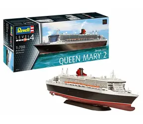 Revell Queen Mary 2 Schiffsmodell / Plastikmodellbausatz / Maßstab 1:700