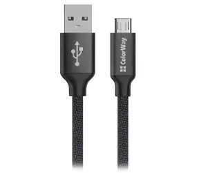 Colorway: Schwarz / Datenkabel: USB-A - Micro-USB / 2,4 A / 2 m
