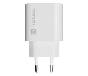Natec Ribera weiß / Ladegerät / 1x USB-A / 18W