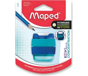 Maped Kidy Lern-Konzentrationsspitzer / Anspitzer / 1 Loch / Drehbarer Abfallbehälter