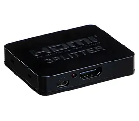 PremiumCord HDMI-Splitter 1-2 Ports schwarz / Splitter / 4K x 2K / Full HD / 3D / USB-Stromversorgung