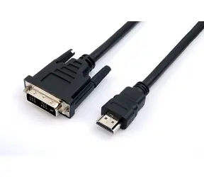 TB Touch HDMI-DVI (24+1) schwarz / Anschlusskabel / Vergoldete Anschlüsse / HDMI 1.4 / 1,8 m