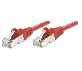 Intellinet Patchkabel Cat5e rot 7,5 m / Patchkabel / SF/UTP / RJ45-RJ45 / 350 MHz