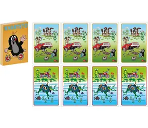 AKIM Kartenspiel Quartet Mole 2 / 32 Karten / Papierbox