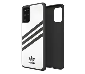 Adidas OR Schutzhülle, weiß-schwarz / Hülle / Samsung Galaxy S20+ / PU-Material