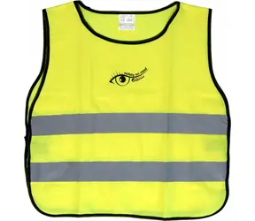 Compass Kinder-Sicherheitsweste (gelb) / Reflektierende Sicherheitsweste / EN 17353:2020
