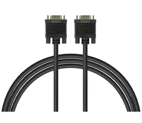 CL-202 VGA-Kabel schwarz / Videoanschlusskabel / VGA (D-Sub) - VGA (D-Sub) / 1,8 m / mit Ferritkernen