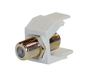 SCHRACK Keystone-Modul Koaxial-FF-Koppler / Keystone-Modul / 75 Ohm