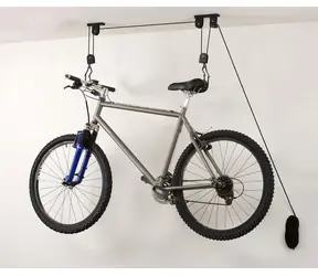 Compass Fahrradlift / Deckenfahrradhalterung / Tragkraft 20 kg / bis zu 4 m Höhe / TÜV/GS