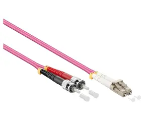 Mercodan Optisches Patchkabel LC-ST OM4 / Patchkabel / Multimode / Duplex