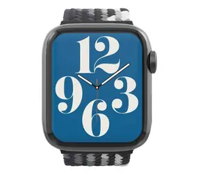 ZAGG Gear4 Armband für Apple Watch 41/40/38 mm, Größe M, Grau/Melamin, Nylon