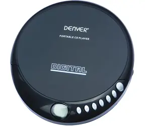 Denver DE-DM-24 / CD-Player / tragbar / LCD-Display / Kopfhörer im Lieferumfang enthalten