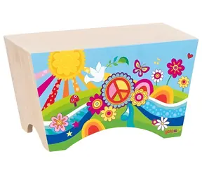 GOKI Cajon Trommel Flower Meadow / ab 4 Jahren / Holz